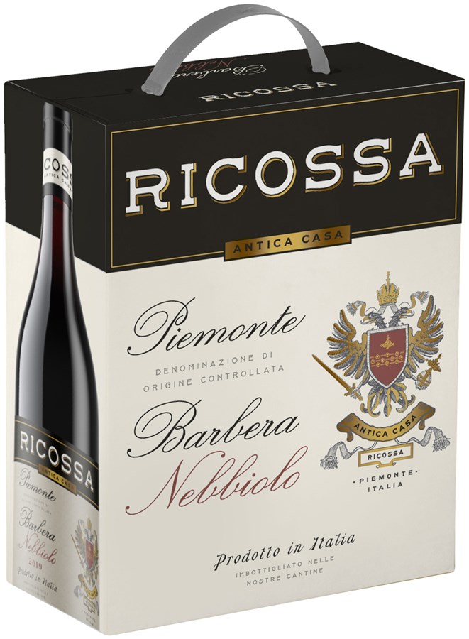 Ricossa Barbera Nebbiolo Hanapakkaus 3L